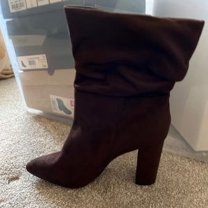 Brown booties for sale!